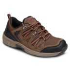 Orthofeet Men's Brown Sorrento Sneakers