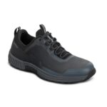 Orthofeet Men's Cascade Black Sneakers