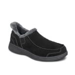 Orthofeet Men's Vito Black Slippers