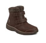 Orthofeet Women’s Florence Waterproof Boots Brown